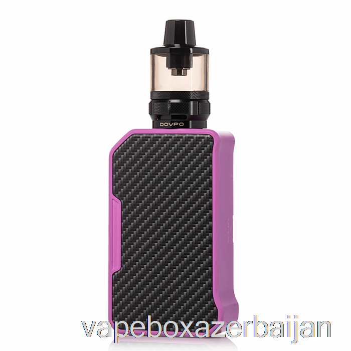 Vape Azerbaijan DOVPO MVP 220W Starter Kit Carbon Fiber Purple